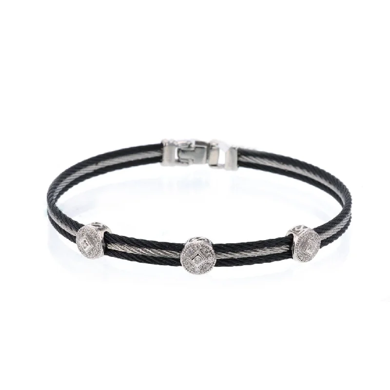 Dog Bracelets -0.14 ctw Diamond Bangle Bracelet