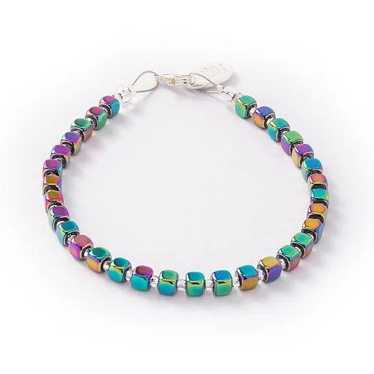 Feather Bracelets -Carrie Elspeth Spectrum Cubes Bracelet